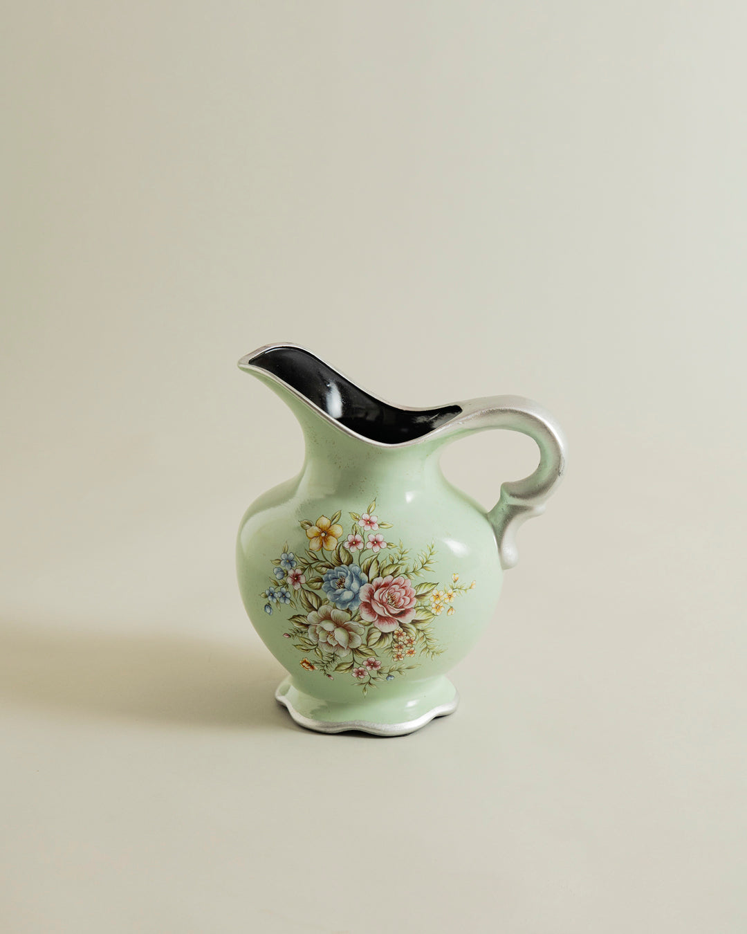 Pastel Bloom Elegance Pitcher Vase 