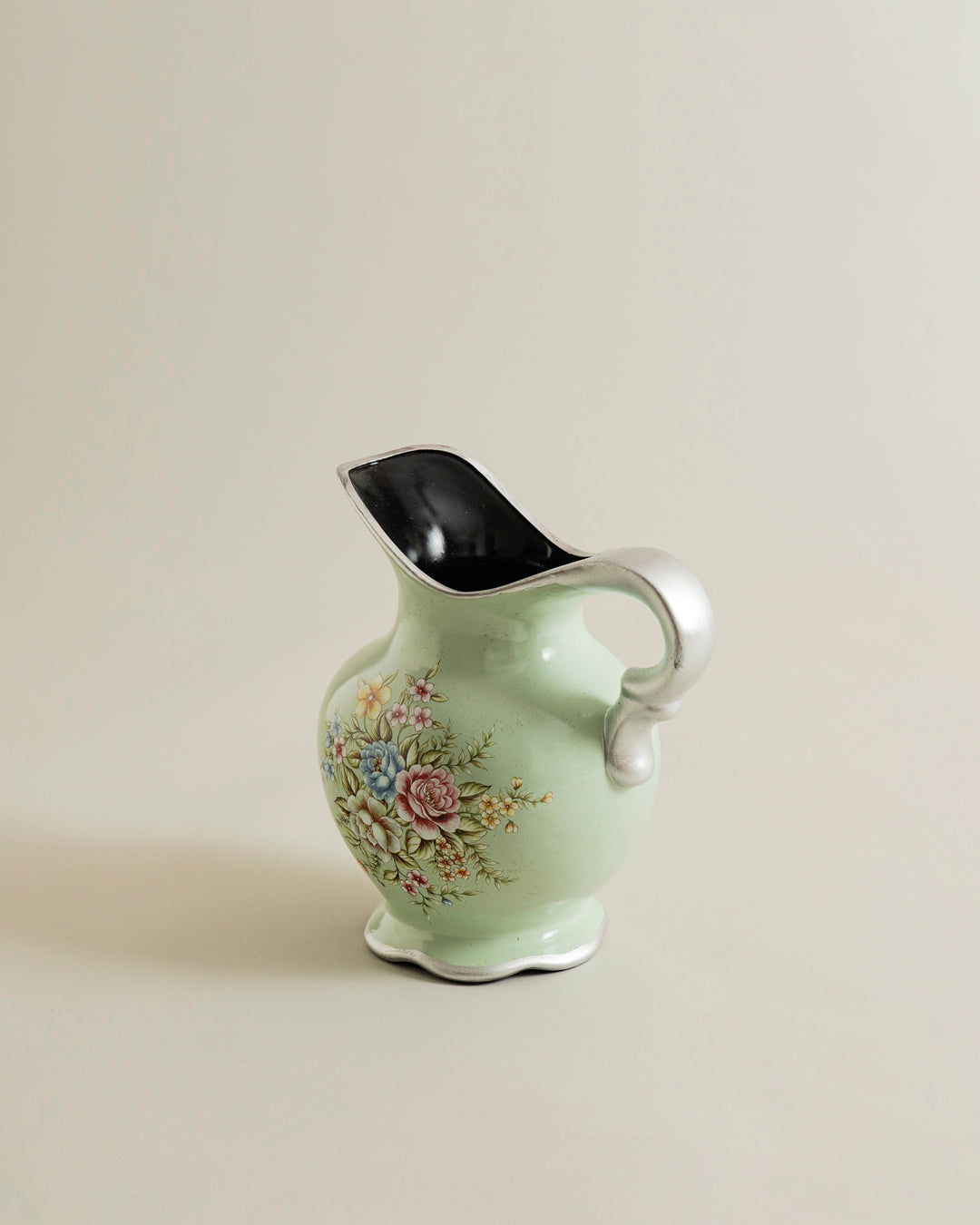 Pastel Bloom Elegance Pitcher Vase 
