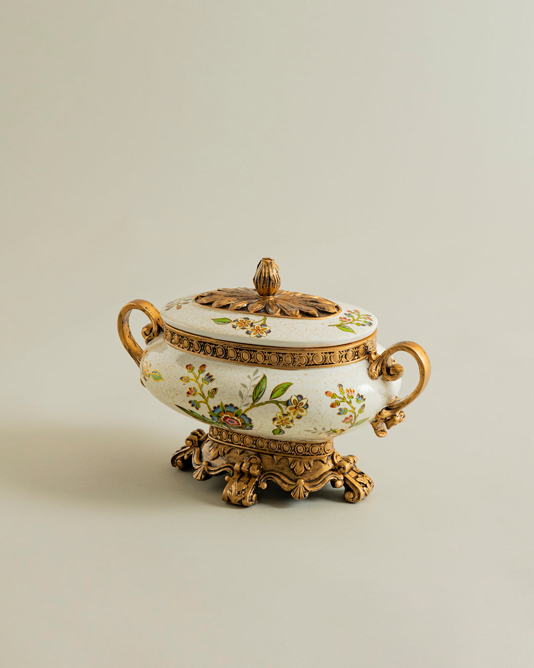 Royal Florentine Heritage Decorative Bowl With Lid 