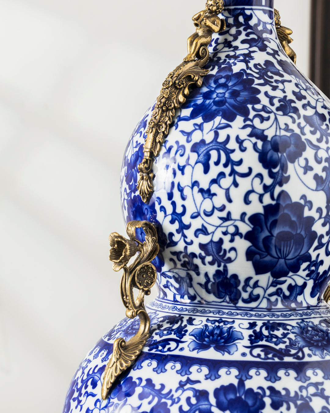 Imperial Blue Double-Gourd Vase 