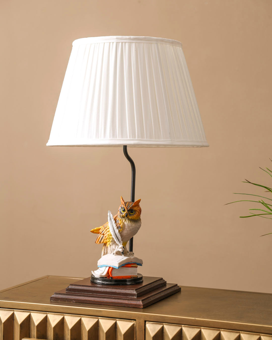 'Guardian of Knowledge' Owl Table Lamp 