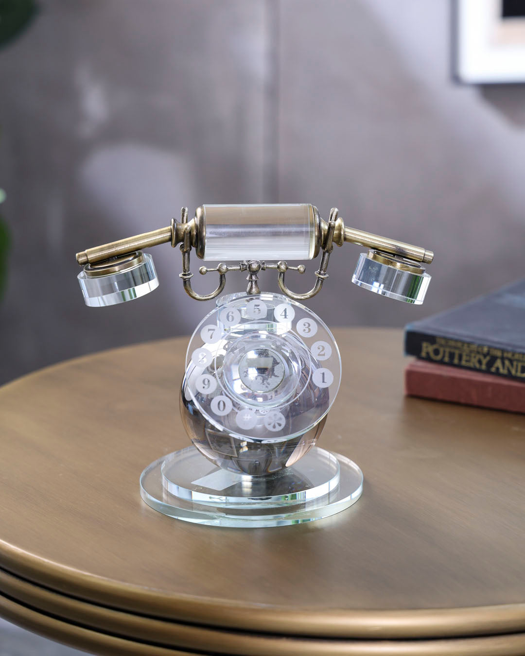 Crystal Vintage Telephone Table Top Decor 