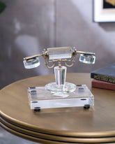 Crystal Antique Telephone Decorative Accent 
