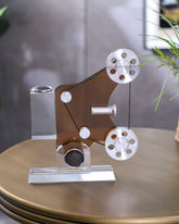 Vintage Crystal Movie Projecto Table Top Accent 