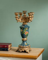 Emerald Bloom Classic Candle Stand 