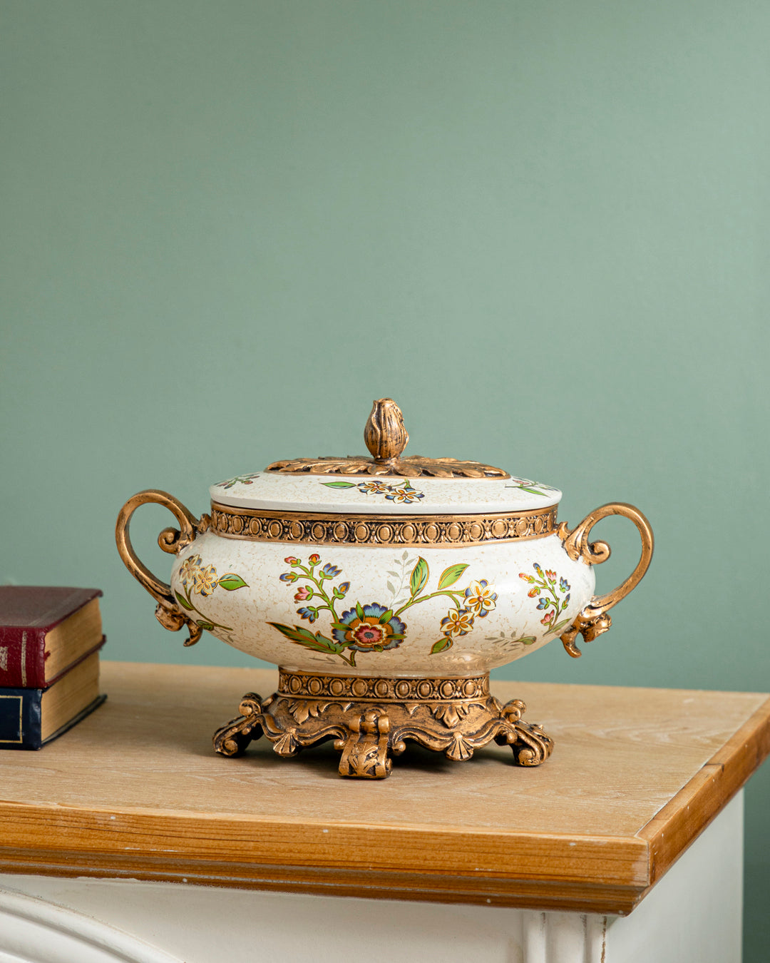Royal Florentine Heritage Decorative Bowl With Lid 