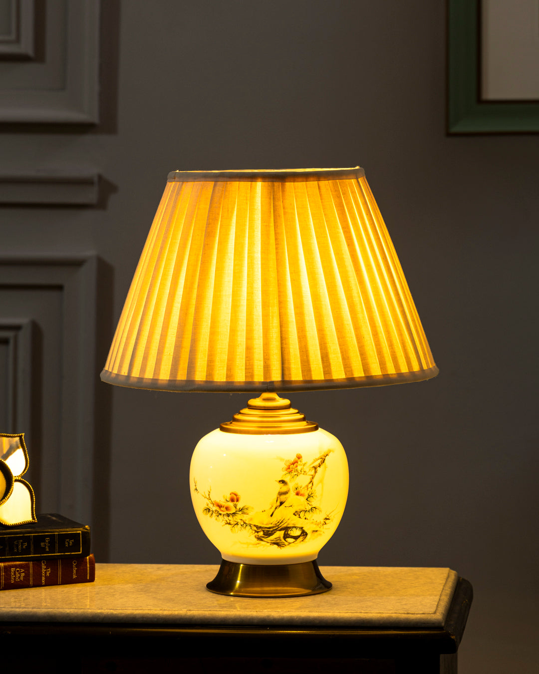 Blossom Bird Serenity Table Lamp 