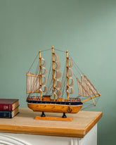 "The Gold Mariner" Wooden Decorative Ship 