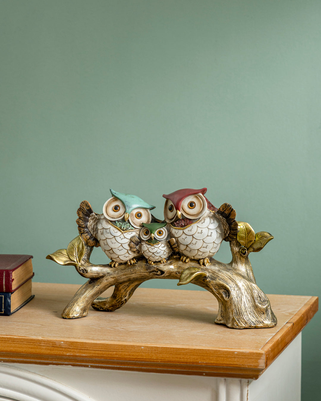 Whimsical Family Decorative Owl Figurine 