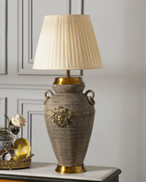 Brass Medallion Majesty Table Lamp 