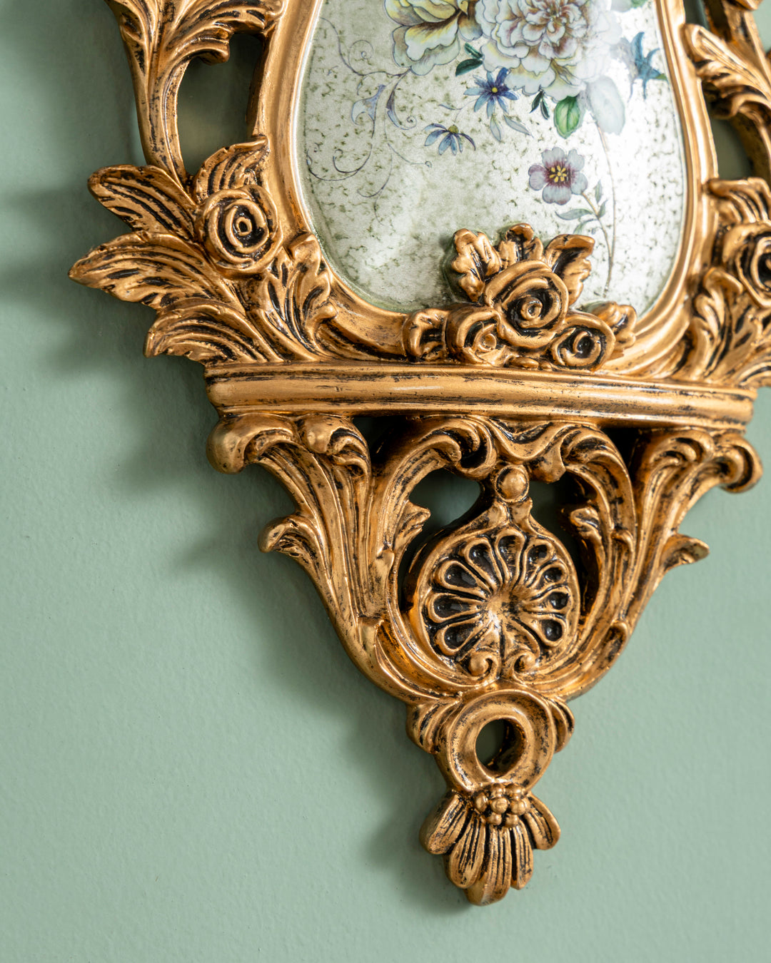 Victorian Floral Decorative Wall Accent 
