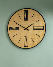 Heritage Weave Roman Wall Clock