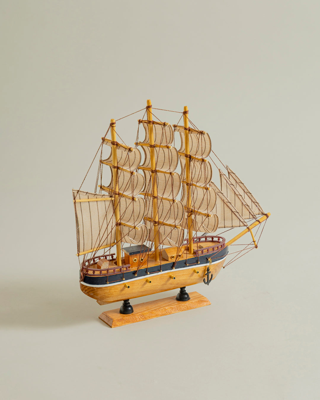 "The Gold Mariner" Wooden Decorative Ship 