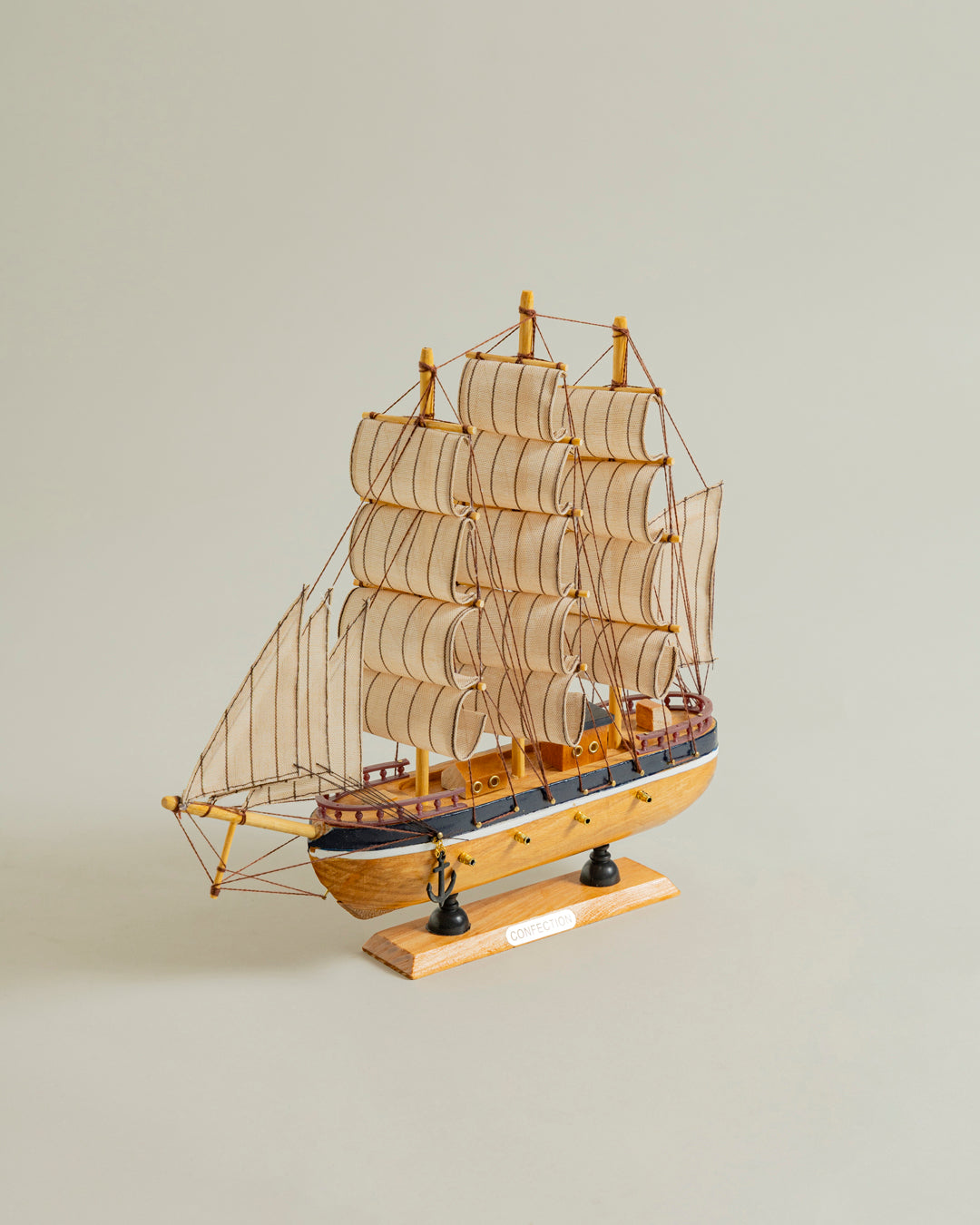 "The Gold Mariner" Wooden Decorative Ship 