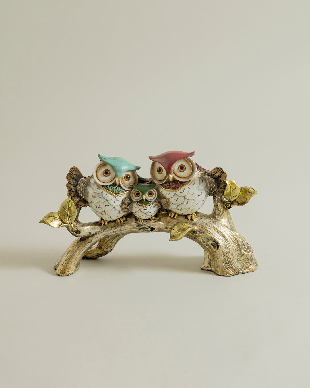 Whimsical Family Decorative Owl Figurine 