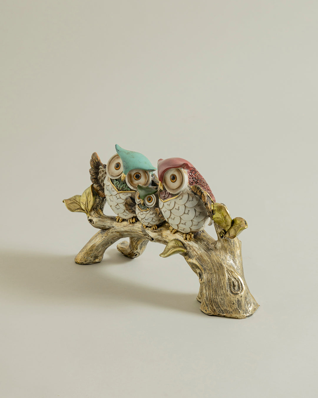 Whimsical Family Decorative Owl Figurine 