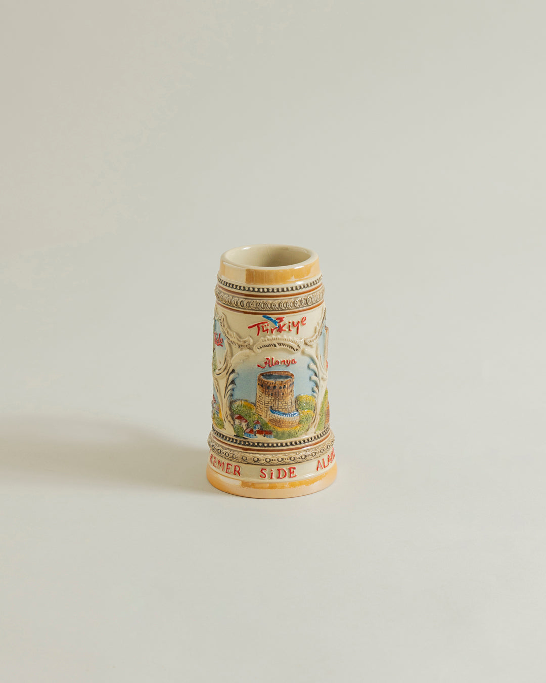 Türkiye Alanya Vintage Stein Beer Mug 
