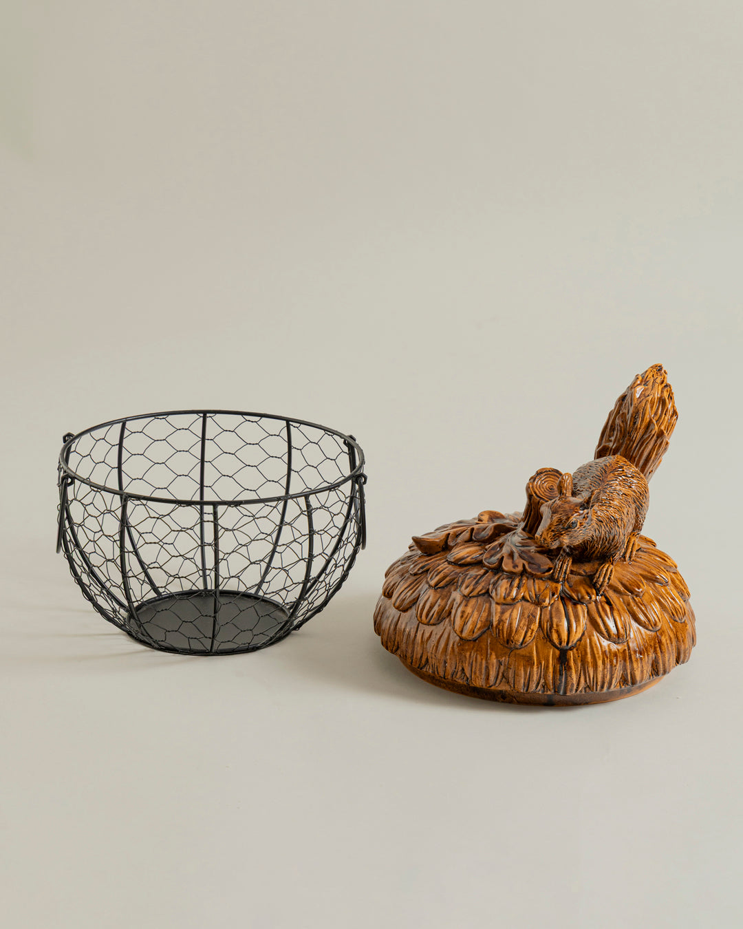 Squirrel Egg Basket 