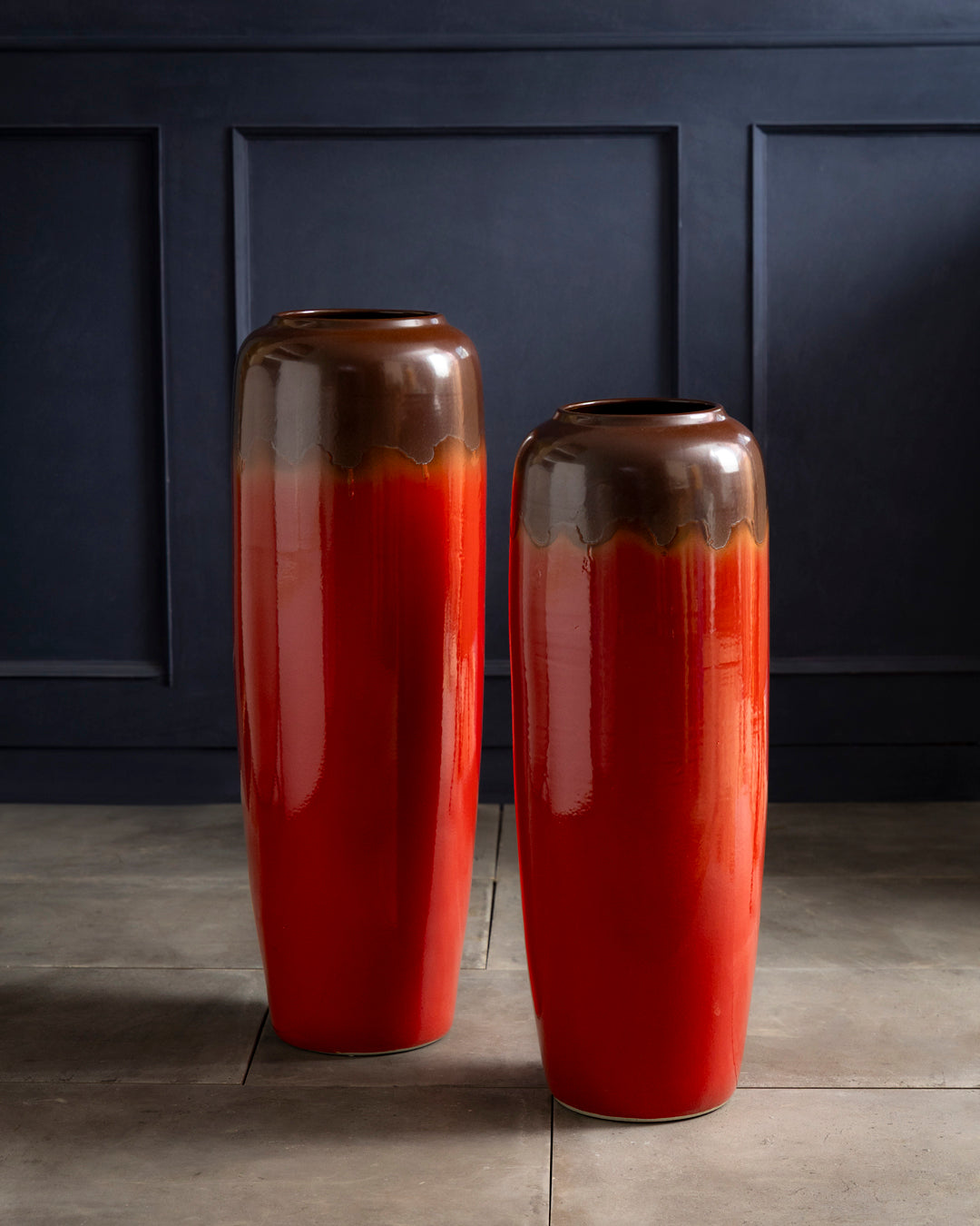 Crimson Ombre Floor Vase - Small 