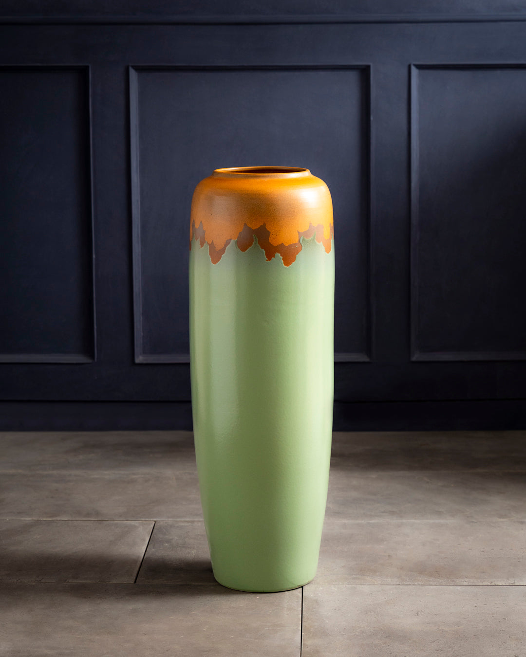 Verdant Harmony Floor Vase - Set Of 2 