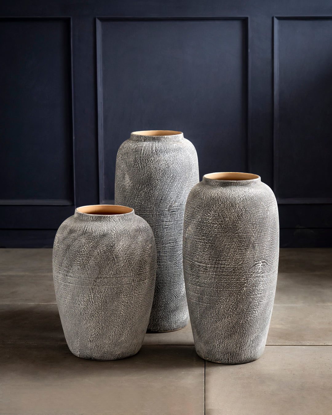 Vintage Ash Floor Vase - Small