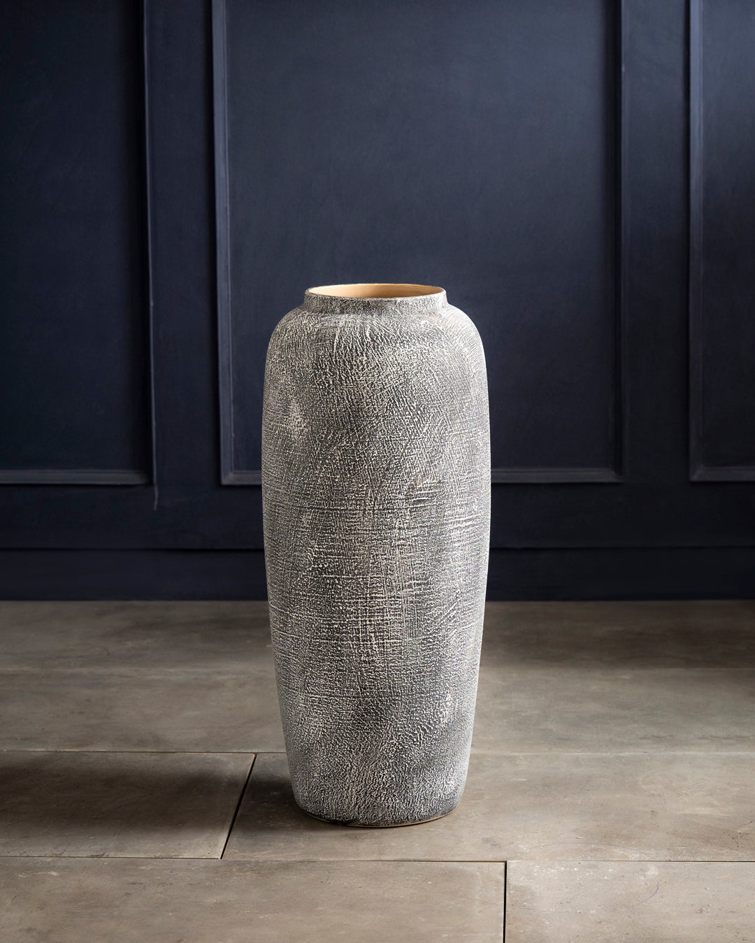 Vintage Ash Floor Vase - Large 