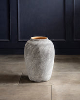 Vintage Ash Floor Vase - Small 