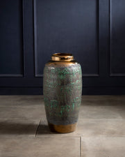 Obsidian Moss Floor Vase - Medium