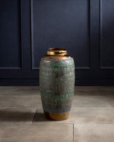 Obsidian Moss Floor Vase - Medium 