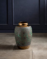 Obsidian Moss Floor Vase - Small