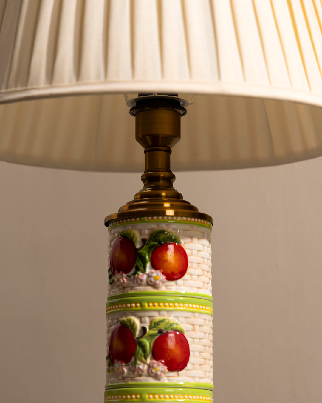 Peach Blossom Ceramic Table Lamp 