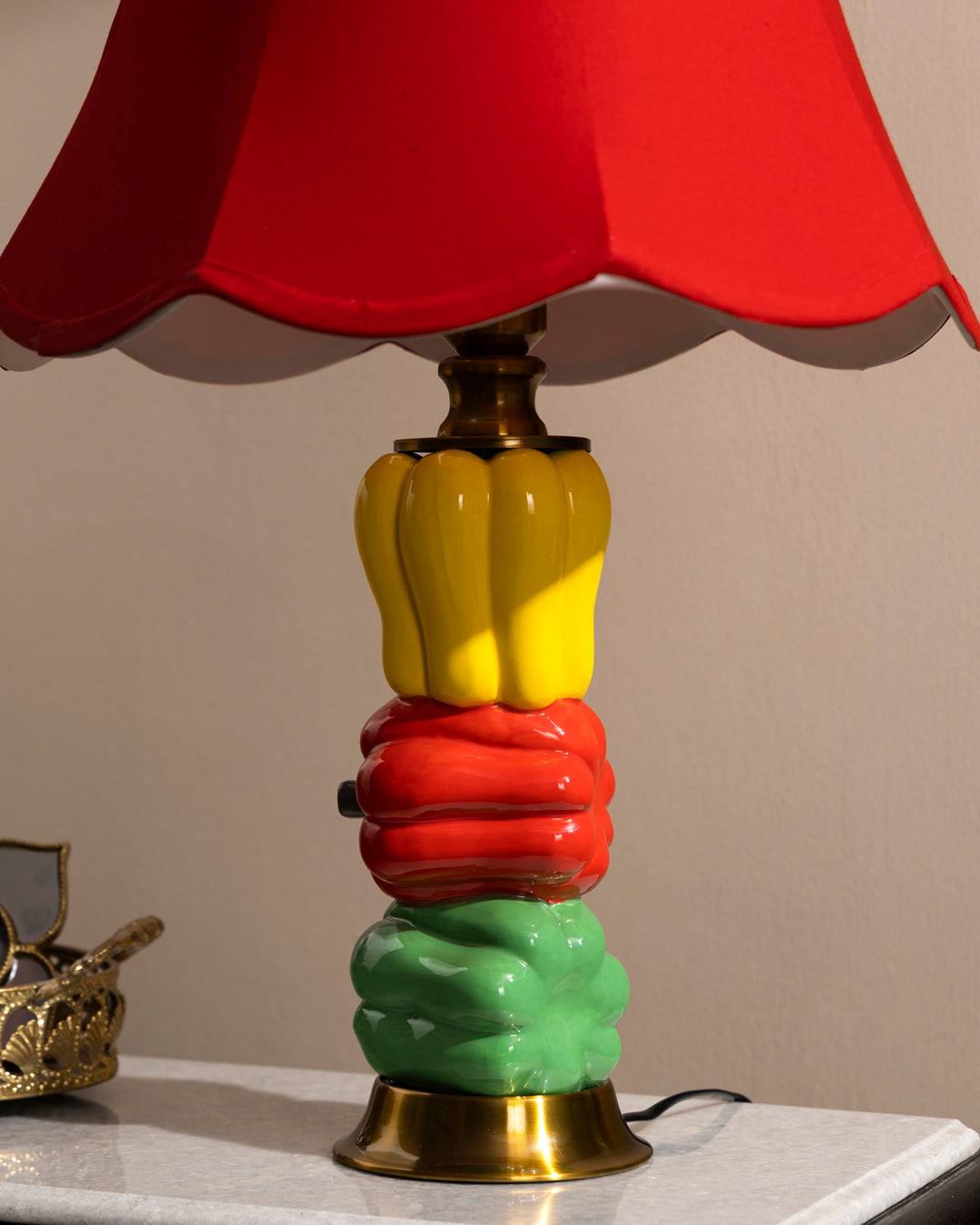 Bell Pepper Ceramic Table Lamp 