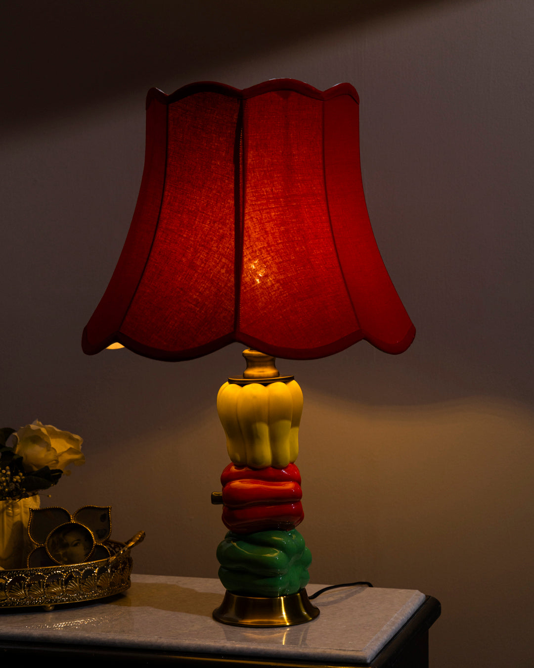 Bell Pepper Ceramic Table Lamp 