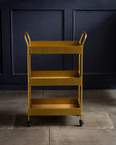 Auric Glide 3-Tier Serving Trolley 