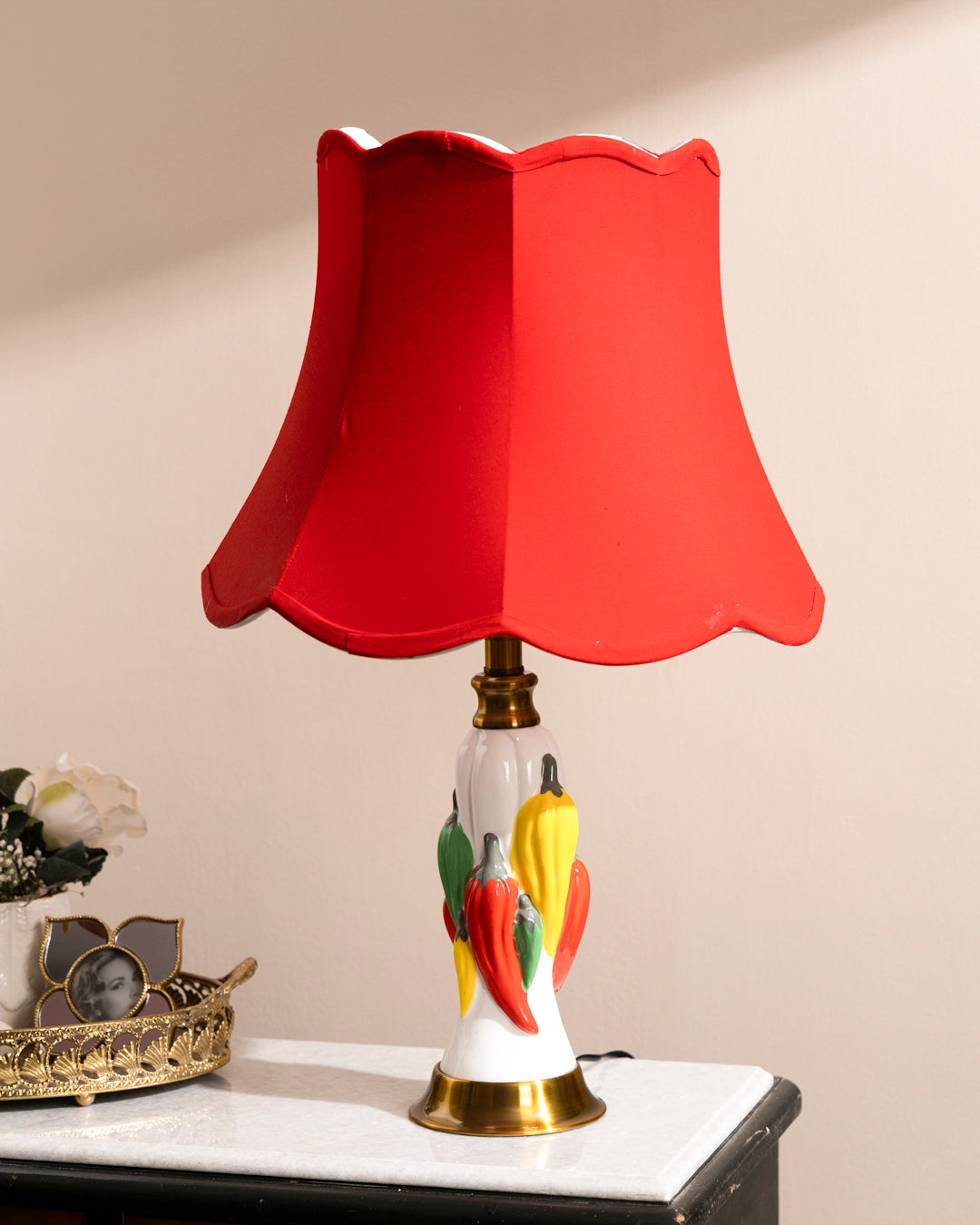 Spicy Motifs Ceramic Table Lamp