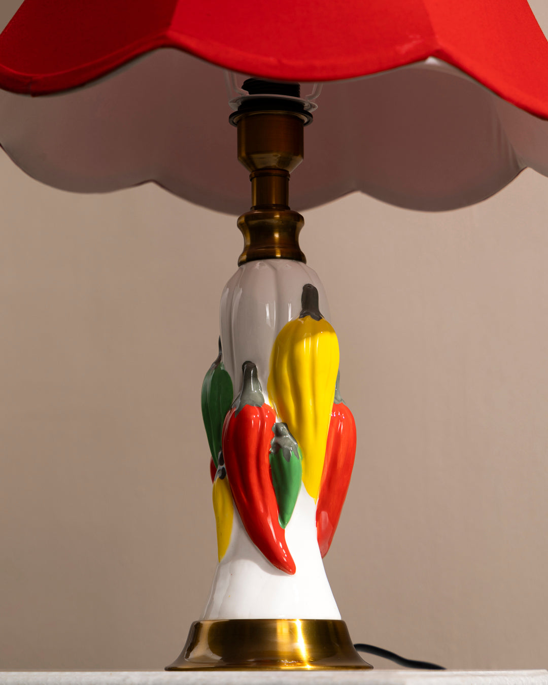 Spicy Motifs Ceramic Table Lamp 