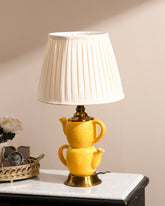 Lemon Citrus Teapot Table Lamp 