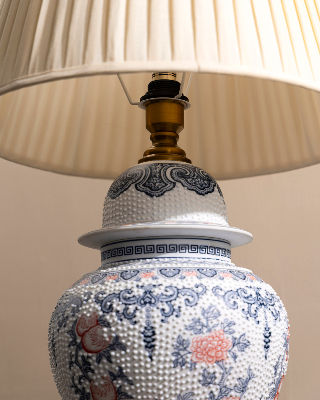 Blue Orchid Vintage Table Lamp 