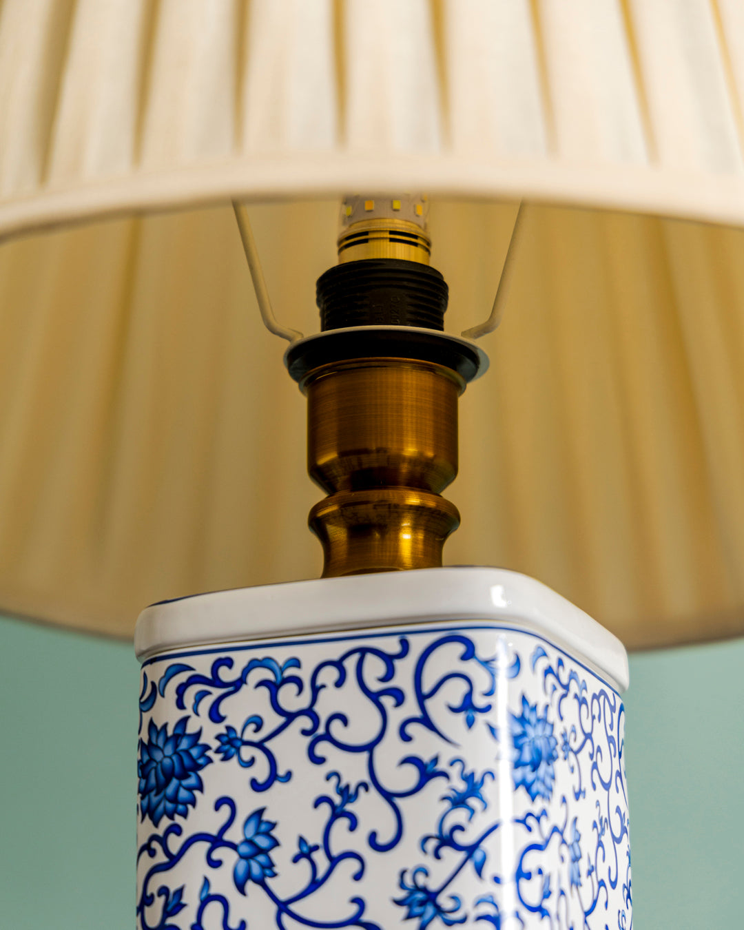 Azure Mosaic Table Lamp 