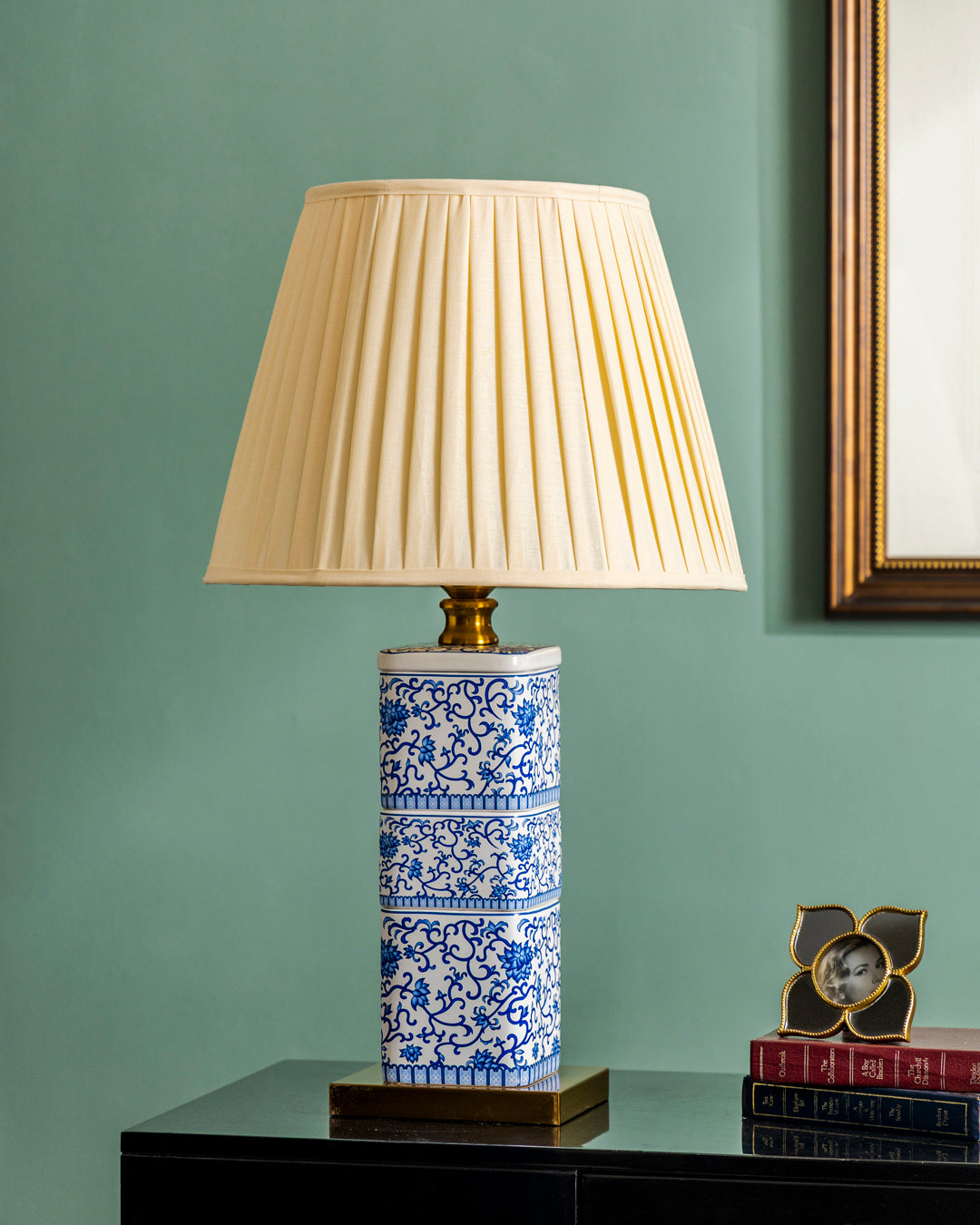 Azure Mosaic Table Lamp 
