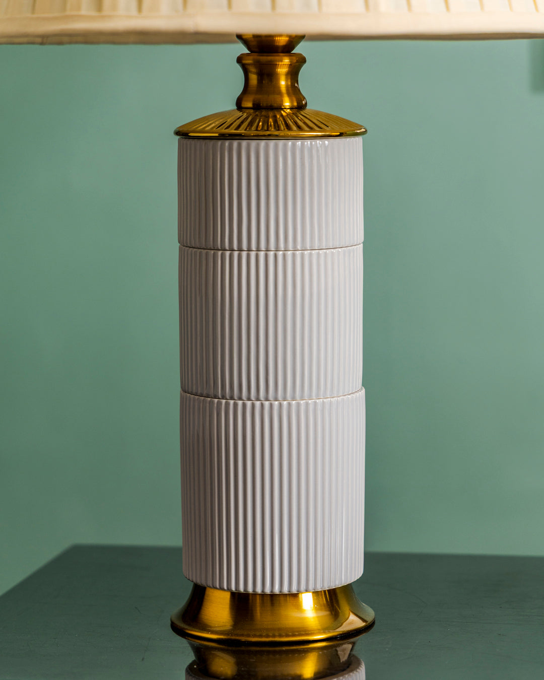 Luxe Fluted Table Lamp 