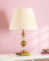 Crystal Royale Brass Table Lamp 