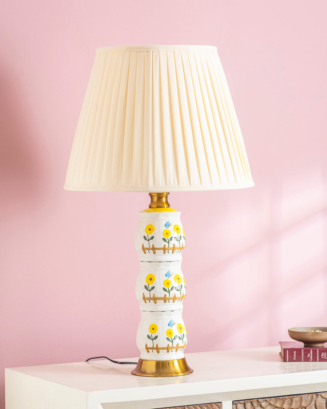 Garden Bloom Ceramic Table Lamp 