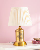 Regal Aura Brass Table Lamp 