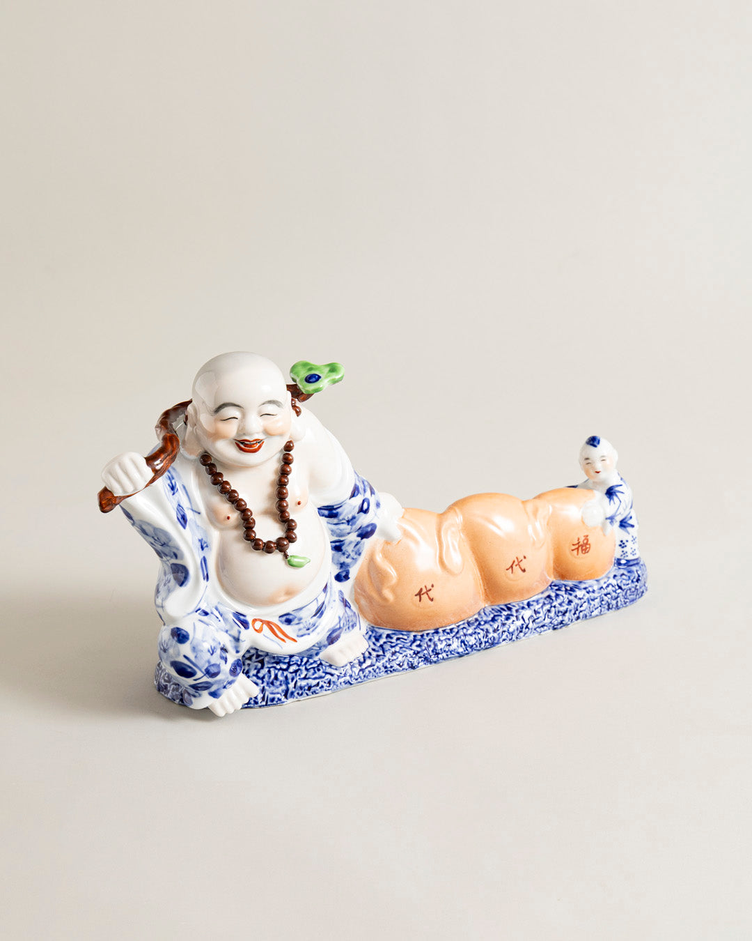 Laughing Monk Prosperity Figurine 