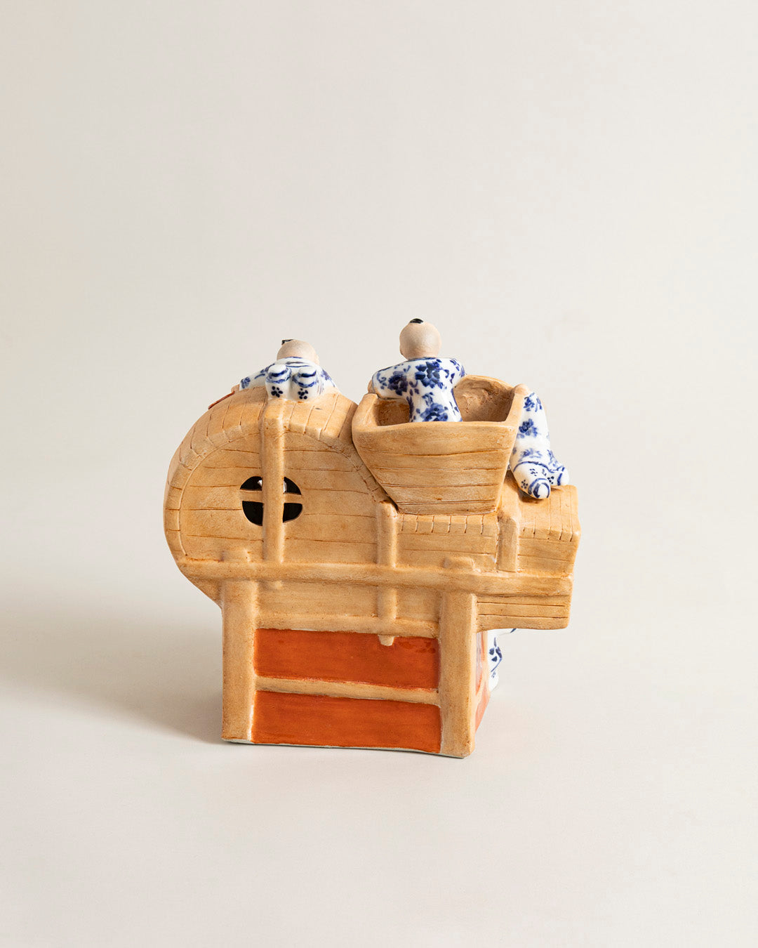 Playful Monk Treasure House Figurine