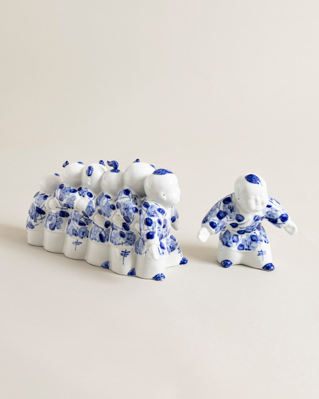 Playful Monk Parade Decorative Figurine 