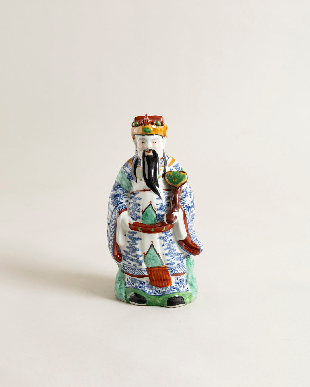 'The Three Star Gods' Porcelain Sculptures - Set Of 3 