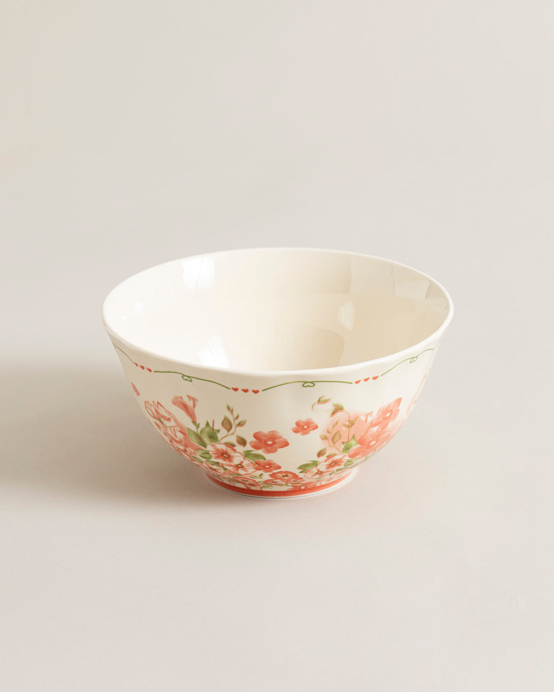 Blush Floral Garden Bowl