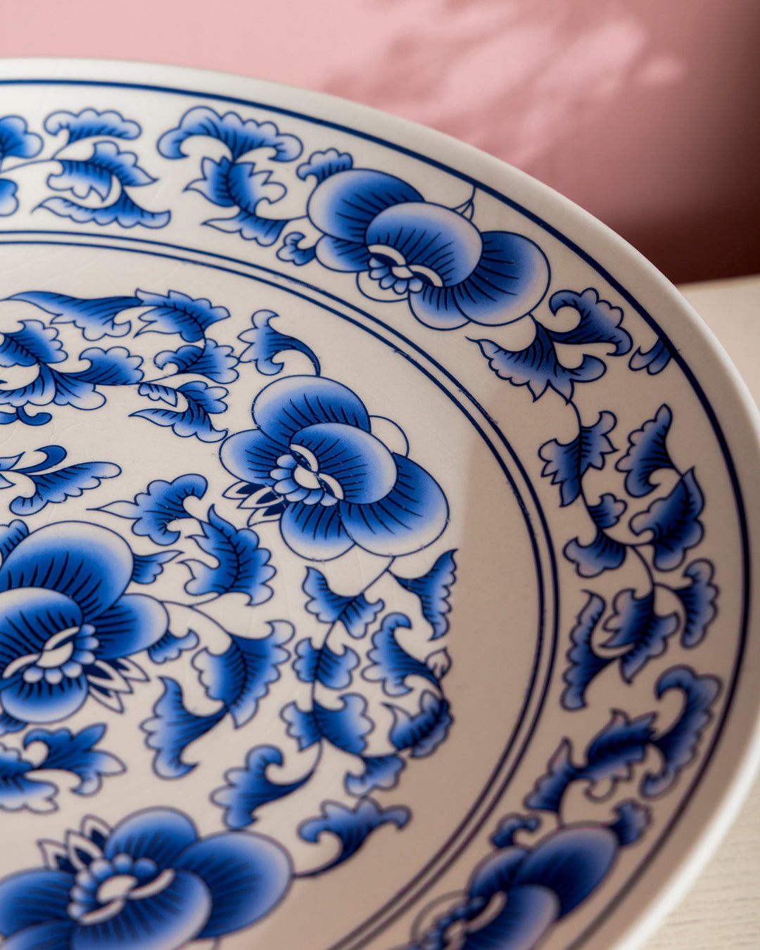 Blue Peony Heritage Cake Stand 